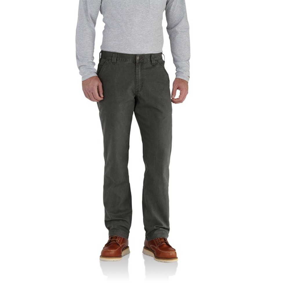 Carhartt Pants Mens 38x34 Rigby Rugged Flex Relaxed Fit Dungaree Shadow